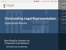 Tablet Screenshot of finnlawgroup.com